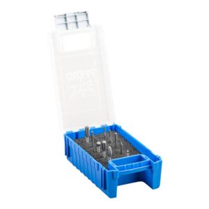 PFERD Hartmetall Hochleistungskleinfrässtift Set MICRO 10-tlg. Ø 6/3/2mm Schaft-Ø 3mm Feinbearbeitung