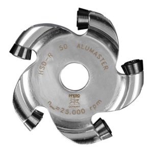 PFERD Hochleistungsfrässcheibe ALUMASTER Ø 49 mm für Winkel-/Geradschleifer Alu Bearbeitung HICOAT