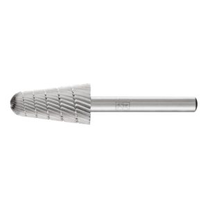 PFERD HSS Frässtift Rundkegelform L Ø 16x30mm Schaft-Ø 6 mm Z 3 universal mittel fein Spanbrecher