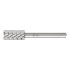 PFERD HSS Frässtift Zylinderform stirn A-ST Ø 10x20mm Schaft-Ø 6mm Z 3 universal mittel fein Spanbrecher