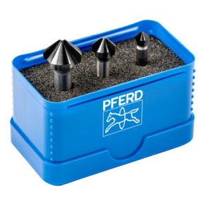 PFERD HSS-Kegelsenker-Sets 3-tlg. DIN 335 C 90° mit HICOAT-Beschichtung HC-FEP
