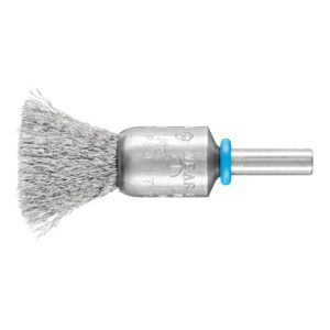 PFERD INOX-TOTAL Pinselbürste ungezopft PBUIT Ø15 mm Schaft-Ø6 mm Edelstahl-Draht-Ø0,15