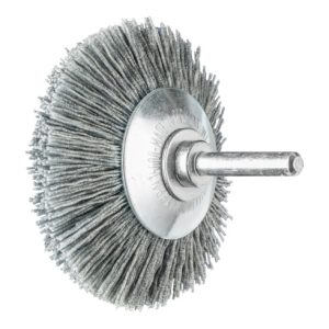 PFERD Kegelbürste ungezopft KBU Ø 70x10mm Schaft-Ø 6 mm SiC-Filament-Ø 0,55 mm Korn 120