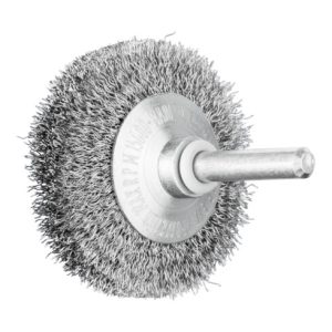 PFERD Kegelbürste ungezopft KBU Ø50x10mm Schaft-Ø6 mm Stahl-Draht-Ø0,20
