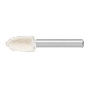 PFERD mittelharte Filzpolierstifte Spitzkegelform Ø 10×18 mm Schaft-Ø 6 mm