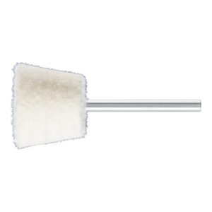 PFERD mittelharte Filzpolierstifte Winkelform Ø 20×16 mm Schaft-Ø 3 mm