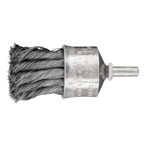 PFERD Pinselbürste gezopft PBG Ø30mm Schaft-Ø6 mm Stahl-Draht-Ø0,25