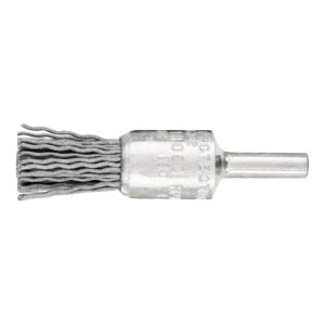 PFERD Pinselbürste ungezopft PBU Ø15 mm Schaft-Ø6 mm SiC-Filament-Ø0,90 Korn 180