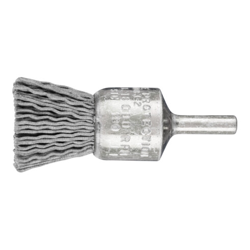 PFERD Pinselbürste ungezopft PBU Ø20mm Schaft-Ø6 mm SiC-Filament-Ø0,90 Korn 180