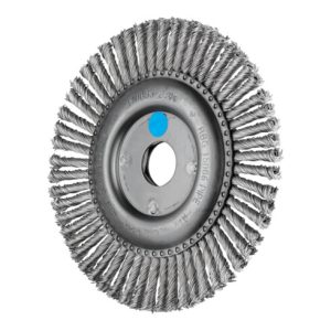 PFERD PIPELINE Bürste gezopft RBG Ø 150x6x22,2 mm Edelstahl-Draht-Ø 0,50mm Winkelschleifer