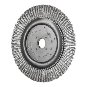 PFERD PIPELINE Bürste gezopft RBG Ø 178x6x22,2 mm Edelstahl-Draht-Ø 0,50mm Winkelschleifer