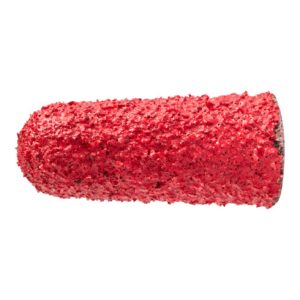 PFERD POLICAP Schleifkappe PC Rundkegelform Keramikkorn Ø 5×15 mm CO-COOL80 für Edelstahl