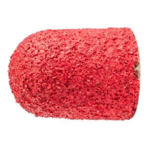 PFERD POLICAP Schleifkappe PC Walzenrundform Keramikkorn Ø 10×15 mm CO-COOL80 für Edelstahl