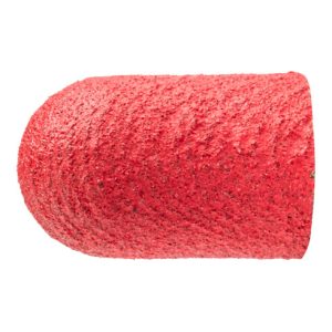 PFERD POLICAP Schleifkappe PC Walzenrundform Keramikkorn Ø 16×26 mm CO-COOL120 für Edelstahl