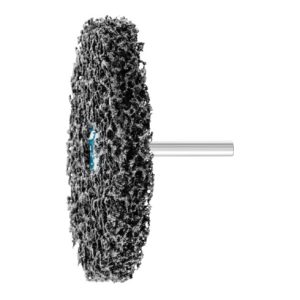 PFERD POLICLEAN PCLZY Reinigungsvlies Ø 100×13 mm Schaft-Ø 6 mm für grobe Reinigungsarbeiten