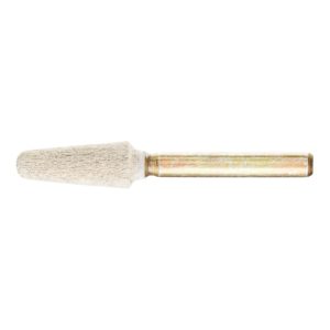 PFERD Poliflex Schleifstift Rundkegelform Ø 10×25 mm Schaft-Ø 6 mm Bindung TX A120