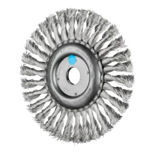 PFERD Rundbürste gezopft RBG Ø 178x13x22,2 mm Edelstahl-Draht-Ø 0,35 mm Winkelschleifer (10)