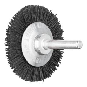 PFERD Rundbürste ungezopft RBU Ø 50×4 mm Schaft-Ø 6 mm Keramik-Filament-Ø 0,55 mm Korn 120