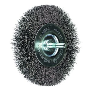 PFERD Rundbürste ungezopft RBU Ø100mm Schaft-Ø 6 mm Stahl-Draht-Ø 0,30 Bohrmaschinen