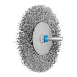 PFERD Rundbürste ungezopft RBU Ø100x20mm Schaft-Ø6 mm Edelstahl-Draht-Ø0,30