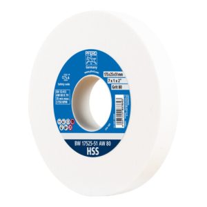 PFERD Schleifbockscheibe Ø 175×25 mm Bohrung-Ø 51 mm A80 zum Schärfen von HSS-Bohrern