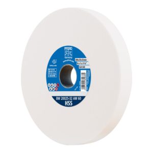 PFERD Schleifbockscheibe Ø 200×25 mm Bohrung-Ø 32 mm A60 zum Schärfen von HSS-Bohrern