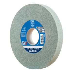 PFERD Schleifbockscheibe Ø 200×25 mm Bohrung-Ø 51 mm SiC80 für harte Materialien z.B. Hartmetall