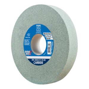 PFERD Schleifbockscheibe Ø 200×32 mm Bohrung-Ø 51 mm SiC80 für harte Materialien z.B. Hartmetall