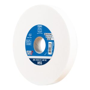 PFERD Schleifbockscheibe Ø 250×32 mm Bohrung-Ø 51 mm A80 zum Schärfen von HSS-Bohrern