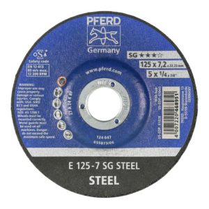 PFERD Schruppscheiben E 125-7 SG STEEL