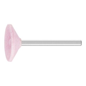 PFERD STEEL EDGE Schleifstift Form B 81 Ø 19×5 mm Schaft-Ø 3 mm A100 für Stahl- und Stahlguss
