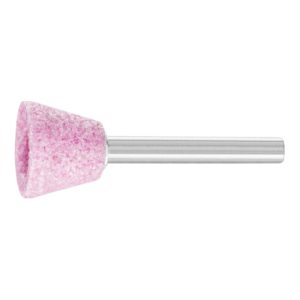 PFERD STEEL EDGE Schleifstift Topfform Ø 20×16 mm Schaft-Ø 6 mm A30 für Stahl- und Stahlguss