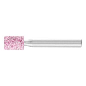 PFERD STEEL Schleifstift Zylinder Ø 10×13 mm Schaft-Ø 6 mm A46 für Stahl- und Stahlguss