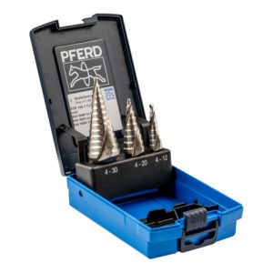 PFERD Stufenbohrer-Set HSS 3-tlg.