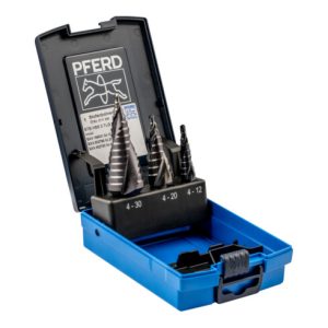 PFERD Stufenbohrer-Set HSS HC-FEP 3-tlg.