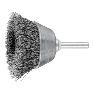 PFERD Topfbürste ungezopft TBU Ø50mm Schaft-Ø6 mm Stahl-Draht-Ø0,30 (1)