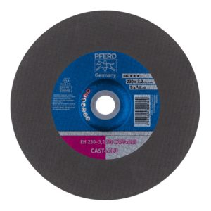 PFERD Trennscheibe EH 230×3,2×22,23 mm gekröpft Leistungslinie SG CAST+ALU für Guss/Alu