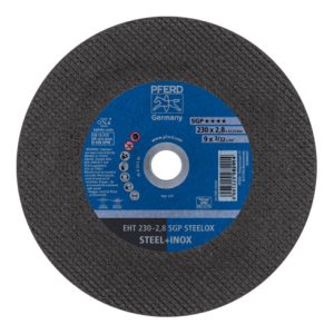 PFERD Trennscheibe EHT 230×2,8×22,23 mm gerade Speziallinie SGP STEELOX für Stahl/Edelstahl
