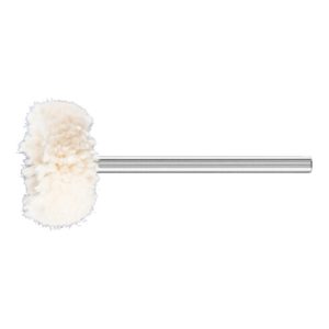PFERD Tuchring TR Baumwolle Ø 22x10mm Schaft-Ø 3 mm für Abglänzen mit Polierpaste
