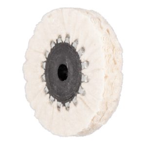 PFERD Tuchring TR Flanell Ø 50x10mm Bohrung-Ø 6 mm für Spiegelpolitur und Abglänzen mit Polierpaste