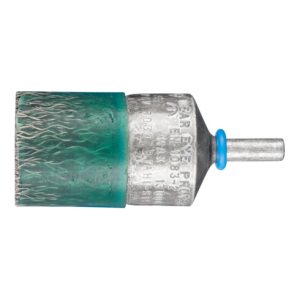 PFERD Vulkanisierte Pinselbürste weich ungezopft PBV Ø30mm Schaft-Ø6 mm Stahl-Draht-Ø0,35