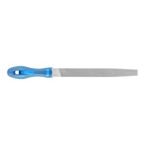 PFERD Werkstattfeile mit Heft Flachspitz 200mm Hieb 3 für Feinbearbeitung, Schlichten