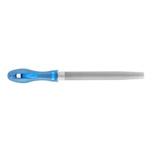 PFERD Werkstattfeile mit Heft Halbrund-Spitz 250mm Hieb 3 für Feinbearbeitung, Schlichten