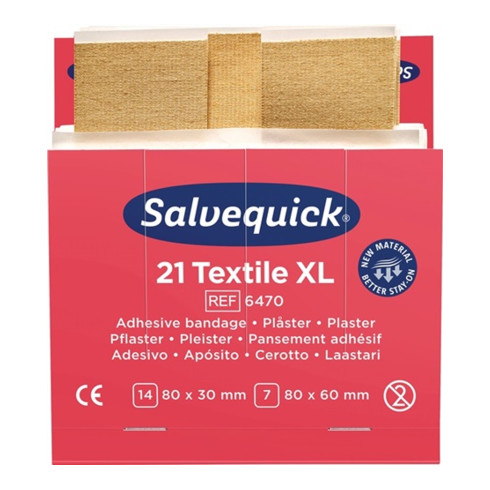 Pflasterstrips Salvequick Textilfplaster ext.gr.SALVEQUICK