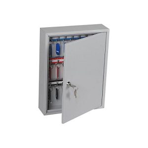 Phoenix KC0601K – Schlüsselschrank – 1 Türen – 42 Haken – Hellgrau