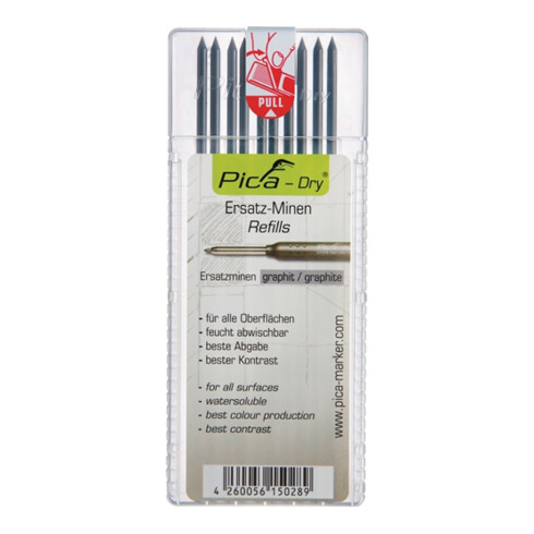 Pica Ersa Minenset 10 tlg. graphit Dry 4030