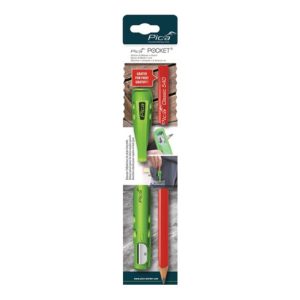 Pica Köcher Pocket f.Bleistifte m.Spitzmesser m.2 Zimmermannsbleistiften Pica Köcher Pocket f.Bleistifte m.Spitzmesser m.2 Zimmermannsbleistiften