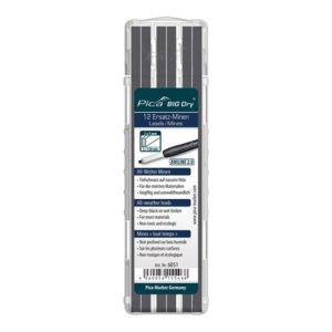 Pica Minenset f.Zimmermannsbleistift 12 teilig graphit/black BIG Dry 6051