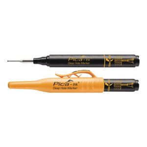 Pica Tieflochmarker Pica-Ink schwarz mit Teleskopspitze