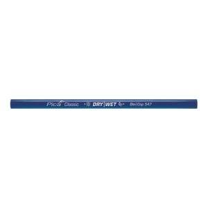 Pica Zimmermannsblei/Kopierstift 2/3 Blei-1/3 Kopierstift L.24cm ungespitzt oval blau